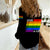 Pride Month Love Is Love Women Casual Shirt Black Vibe LT6 - Wonder Print Shop