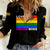 Pride Month Love Wins Women Casual Shirt Black Vibe LT6 - Wonder Print Shop