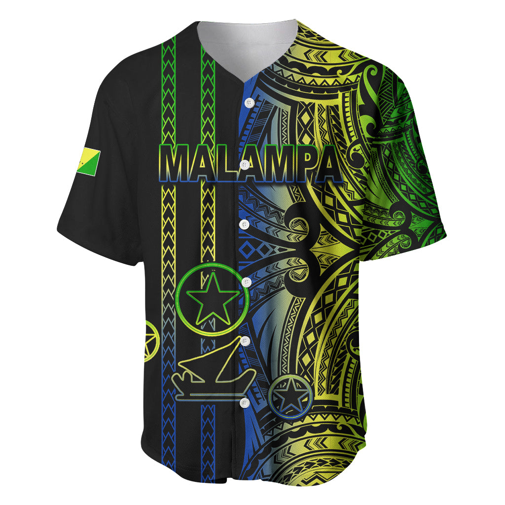 Custom Vanuatu Malampa Baseball Jersey Polynesian Tribal LT6 - Wonder Print Shop
