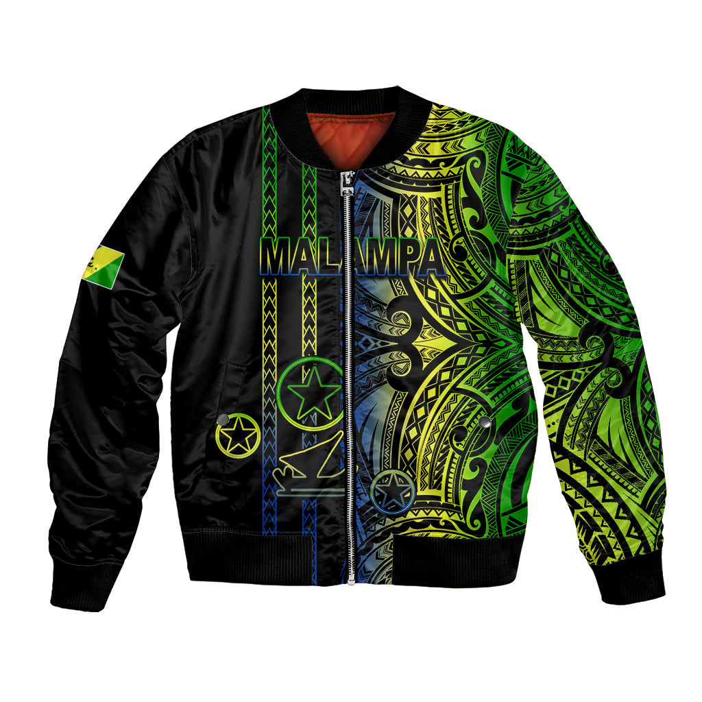 Custom Vanuatu Malampa Bomber Jacket Polynesian Tribal LT6 - Wonder Print Shop