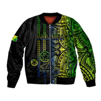 Custom Vanuatu Malampa Bomber Jacket Polynesian Tribal LT6 - Wonder Print Shop