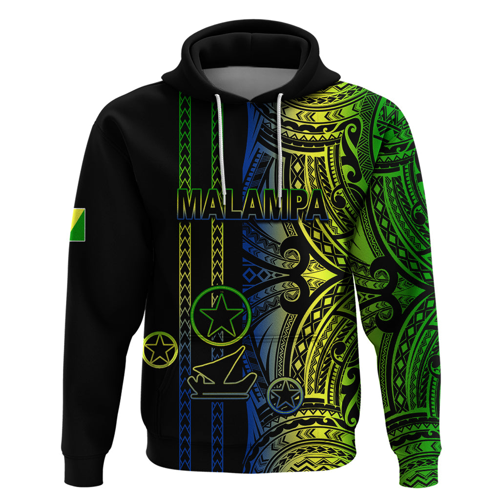 Custom Vanuatu Malampa Hoodie Polynesian Tribal LT6 - Wonder Print Shop