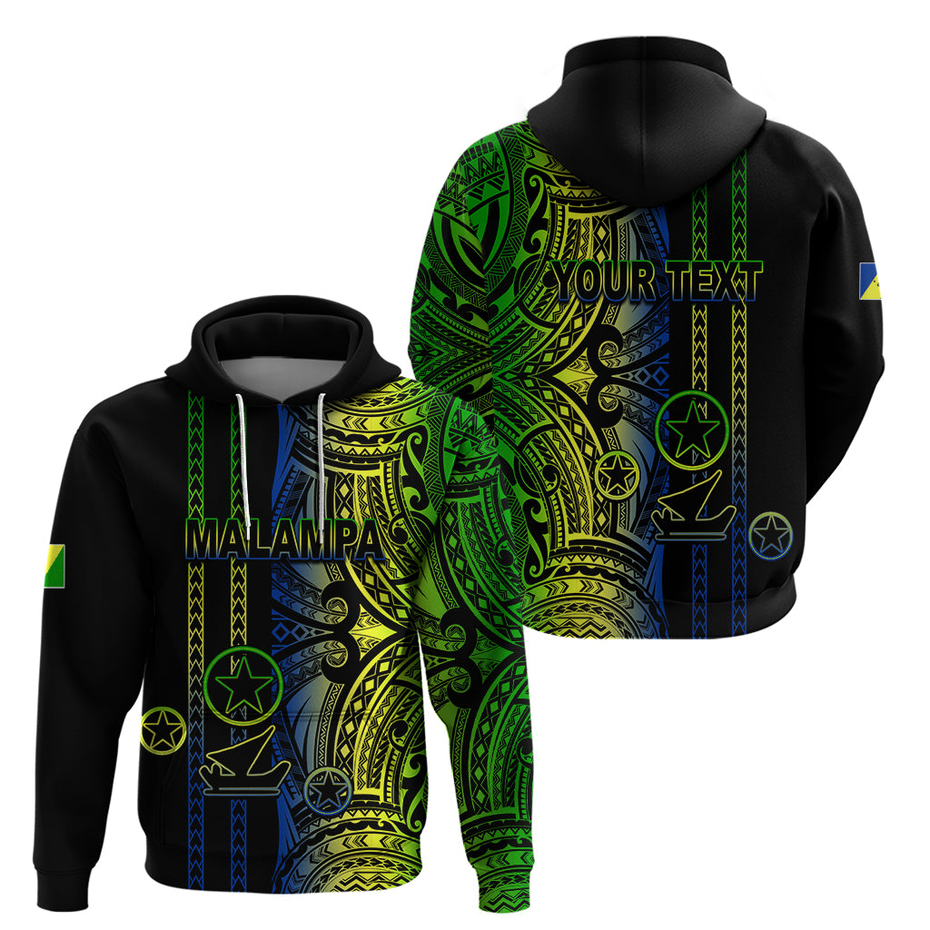 Custom Vanuatu Malampa Hoodie Polynesian Tribal LT6 - Wonder Print Shop