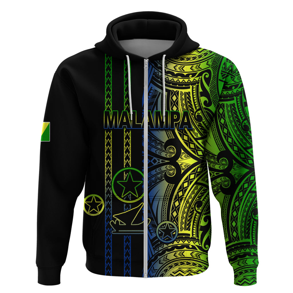 Custom Vanuatu Malampa Hoodie Polynesian Tribal LT6 - Wonder Print Shop