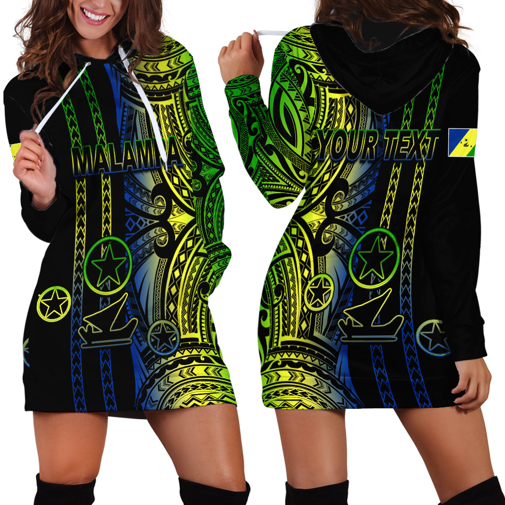 Custom Vanuatu Malampa Hoodie Dress Polynesian Tribal LT6 - Wonder Print Shop