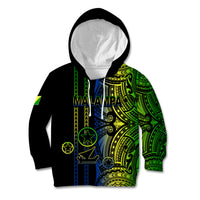 Custom Vanuatu Malampa Kid Hoodie Polynesian Tribal LT6 - Wonder Print Shop