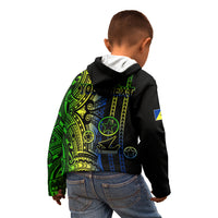 Custom Vanuatu Malampa Kid Hoodie Polynesian Tribal LT6 - Wonder Print Shop