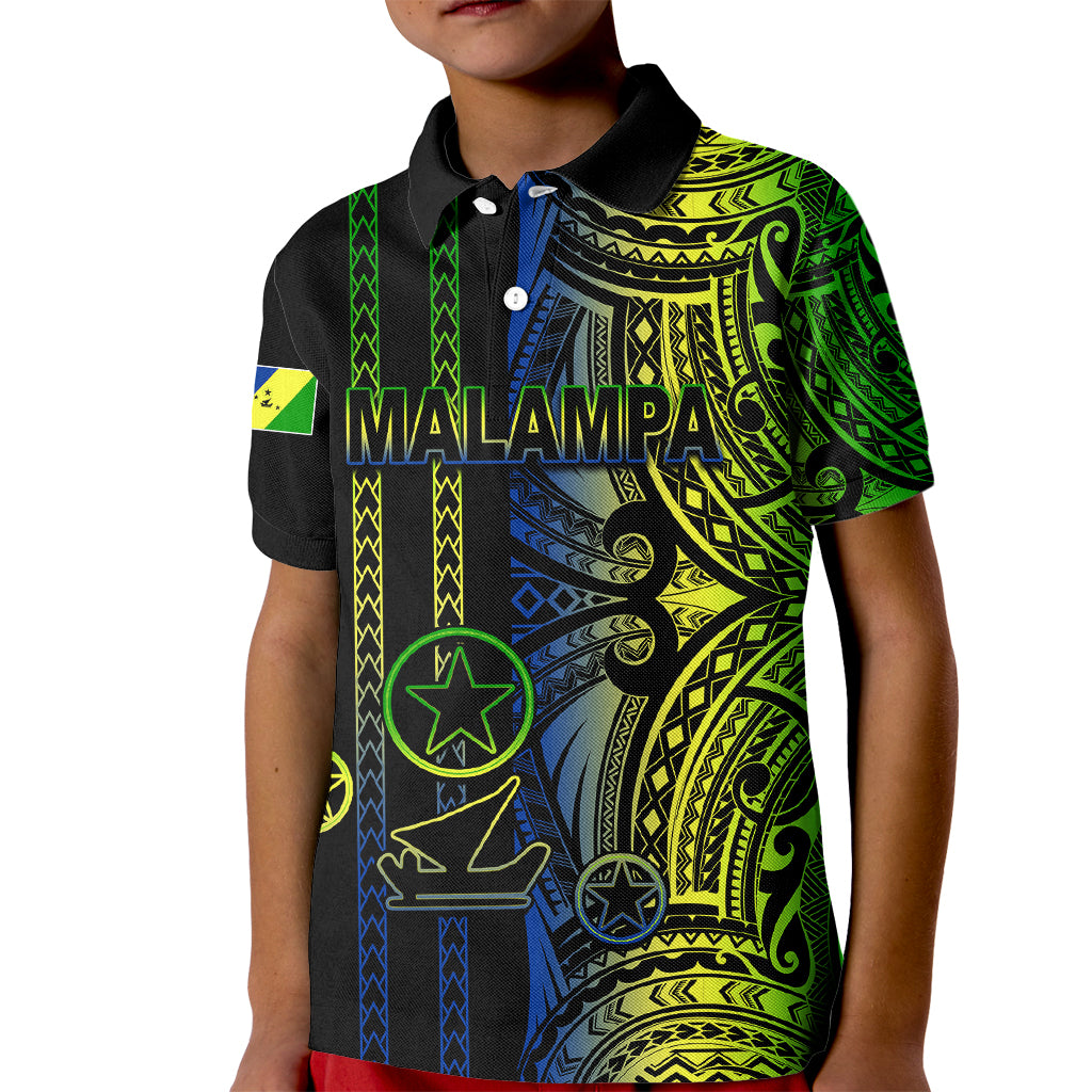 Custom Vanuatu Malampa Kid Polo Shirt Polynesian Tribal LT6 - Wonder Print Shop
