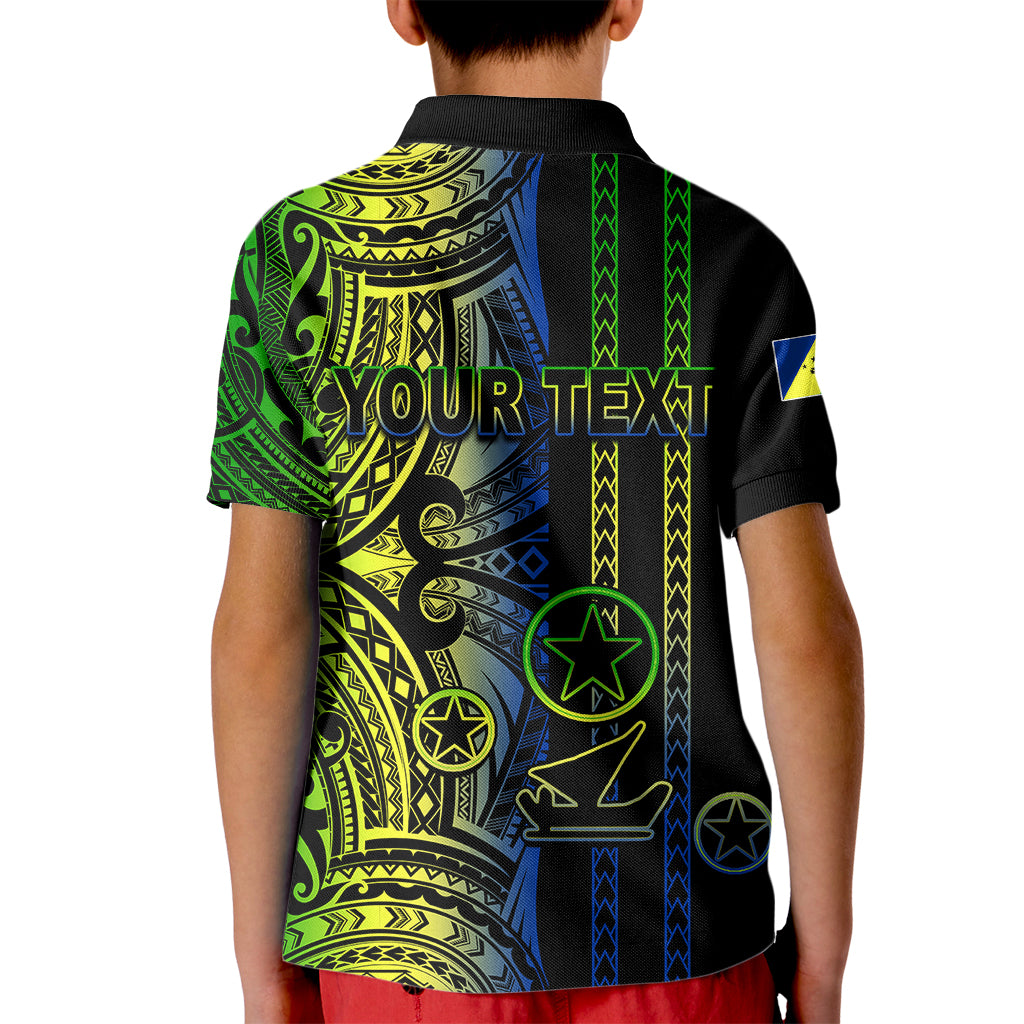 Custom Vanuatu Malampa Kid Polo Shirt Polynesian Tribal LT6 - Wonder Print Shop