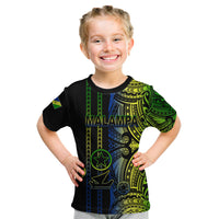 Custom Vanuatu Malampa Kid T Shirt Polynesian Tribal LT6 - Wonder Print Shop
