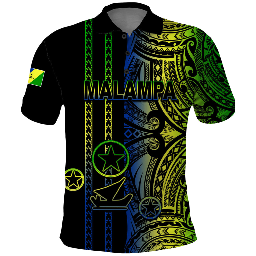 Custom Vanuatu Malampa Polo Shirt Polynesian Tribal LT6 - Wonder Print Shop