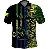 Custom Vanuatu Malampa Polo Shirt Polynesian Tribal LT6 - Wonder Print Shop