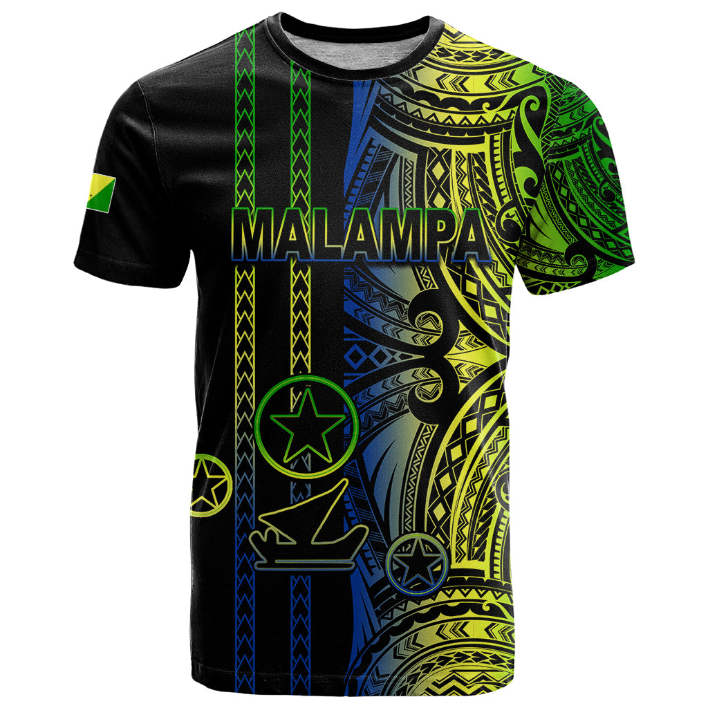 Custom Vanuatu Malampa T Shirt Polynesian Tribal LT6 - Wonder Print Shop