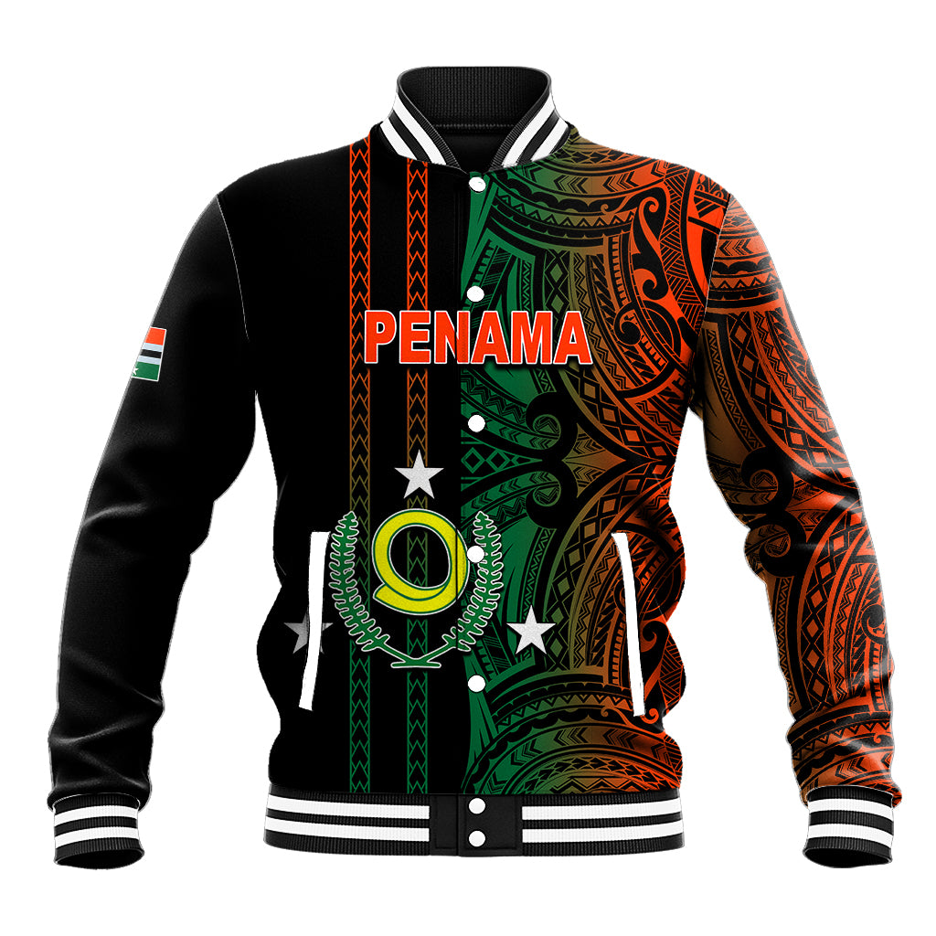 Custom Vanuatu Penama Baseball Jacket Polynesian Tribal LT6 - Wonder Print Shop