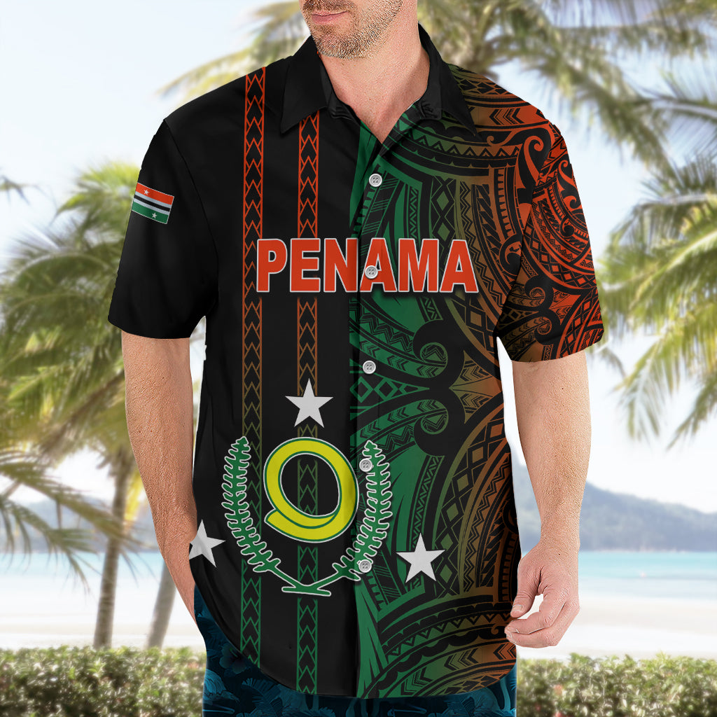 Custom Vanuatu Penama Hawaiian Shirt Polynesian Tribal LT6 - Wonder Print Shop