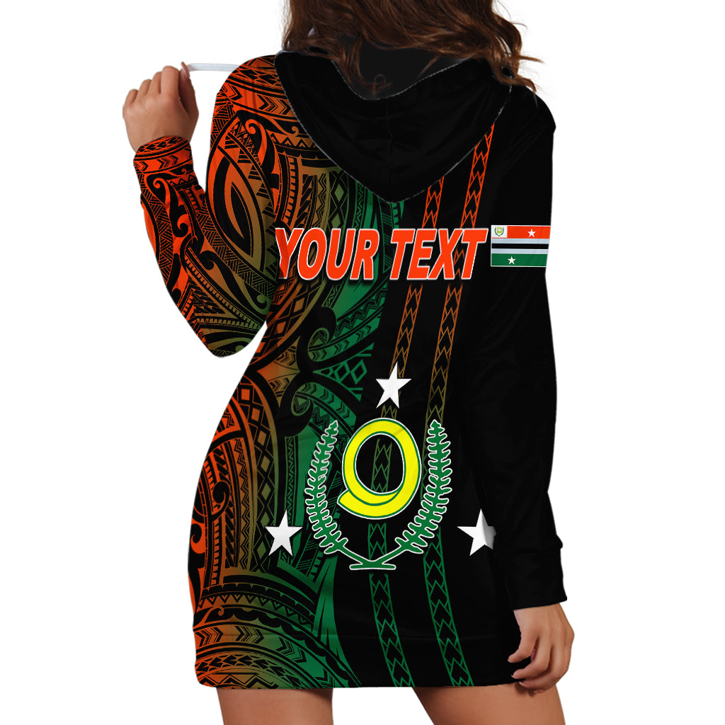 Custom Vanuatu Penama Hoodie Dress Polynesian Tribal LT6 - Wonder Print Shop