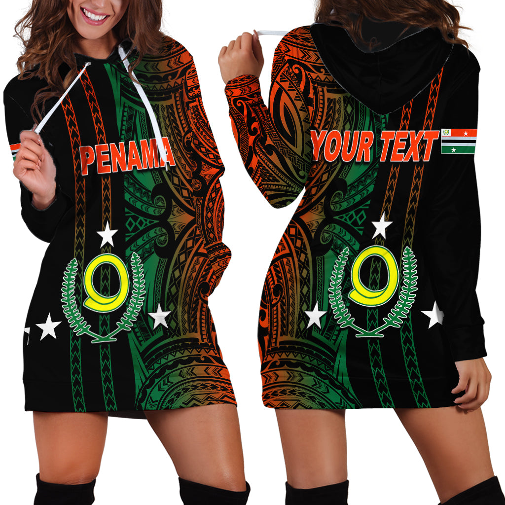 Custom Vanuatu Penama Hoodie Dress Polynesian Tribal LT6 - Wonder Print Shop