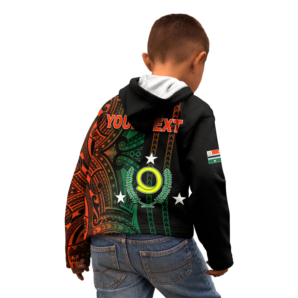 Custom Vanuatu Penama Kid Hoodie Polynesian Tribal LT6 - Wonder Print Shop
