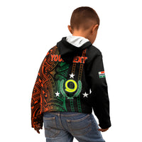 Custom Vanuatu Penama Kid Hoodie Polynesian Tribal LT6 - Wonder Print Shop