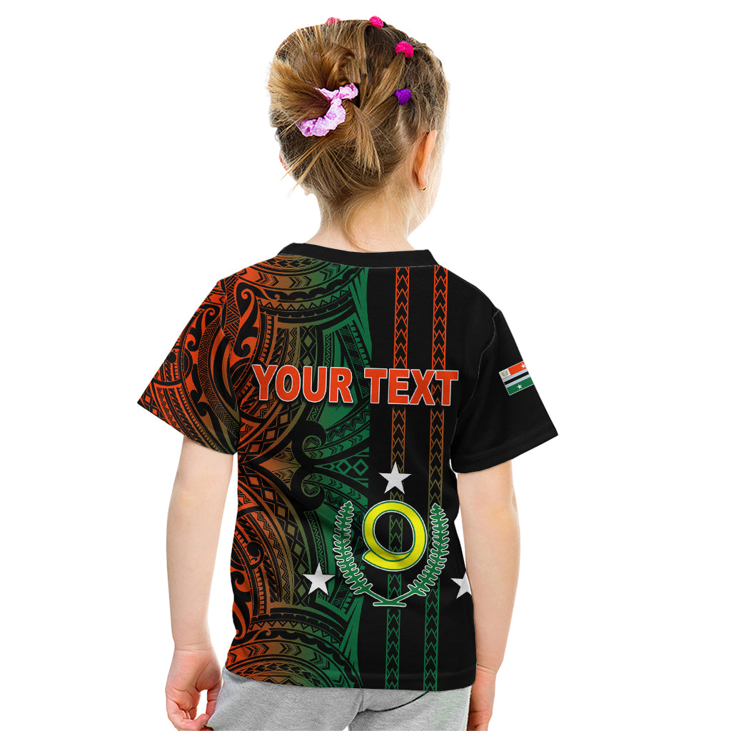 Custom Vanuatu Penama Kid T Shirt Polynesian Tribal LT6 - Wonder Print Shop