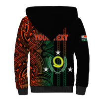 Custom Vanuatu Penama Sherpa Hoodie Polynesian Tribal LT6 - Wonder Print Shop