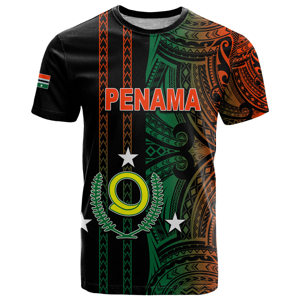Custom Vanuatu Penama T Shirt Polynesian Tribal LT6 - Wonder Print Shop