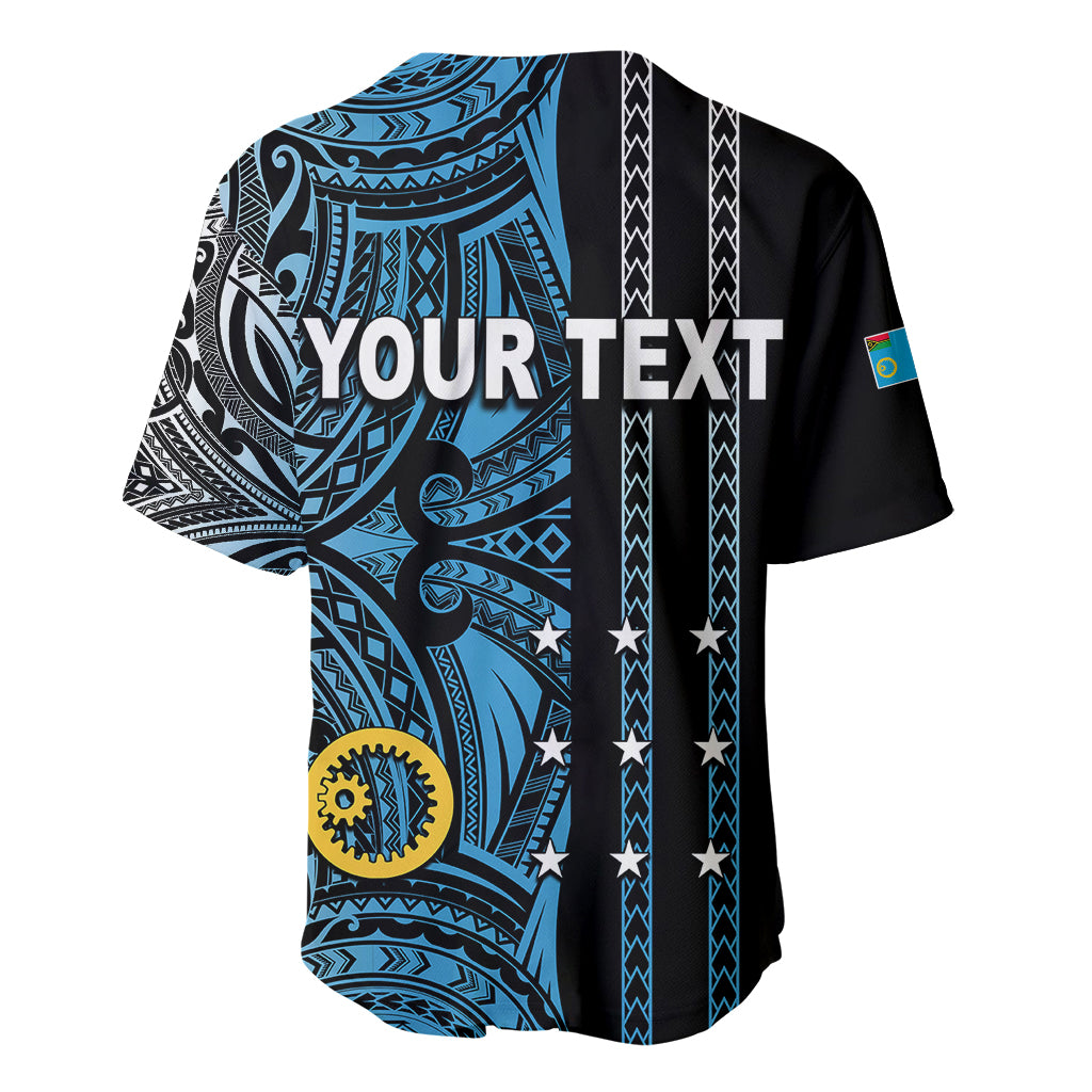 Custom Vanuatu Sanma Baseball Jersey Polynesian Tribal LT6 - Wonder Print Shop