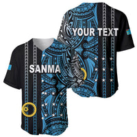 Custom Vanuatu Sanma Baseball Jersey Polynesian Tribal LT6 - Wonder Print Shop