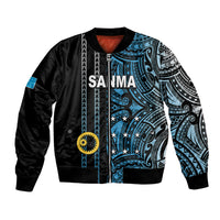Custom Vanuatu Sanma Bomber Jacket Polynesian Tribal LT6 - Wonder Print Shop