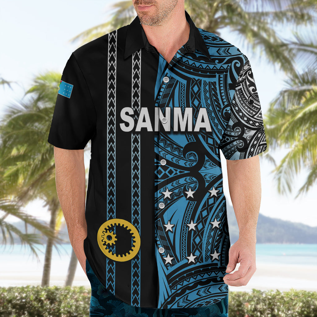 Custom Vanuatu Sanma Hawaiian Shirt Polynesian Tribal LT6 - Wonder Print Shop