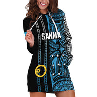 Custom Vanuatu Sanma Hoodie Dress Polynesian Tribal LT6 - Wonder Print Shop