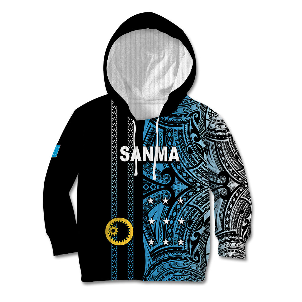 Custom Vanuatu Sanma Kid Hoodie Polynesian Tribal LT6 - Wonder Print Shop