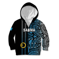 Custom Vanuatu Sanma Kid Hoodie Polynesian Tribal LT6 - Wonder Print Shop