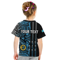 Custom Vanuatu Sanma Kid T Shirt Polynesian Tribal LT6 - Wonder Print Shop