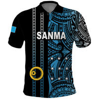 Custom Vanuatu Sanma Polo Shirt Polynesian Tribal LT6 - Wonder Print Shop