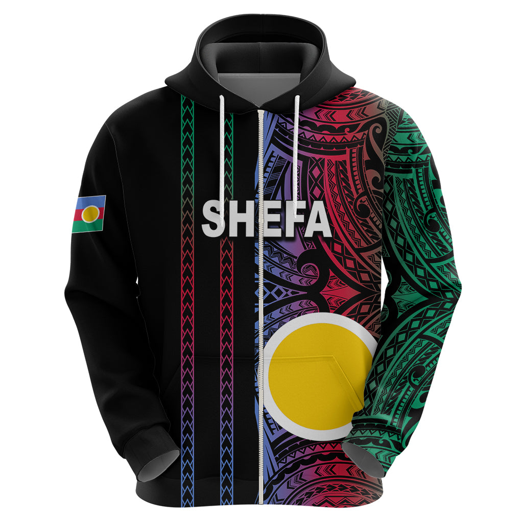 Custom Vanuatu Shefa Hoodie Polynesian Tribal LT6 - Wonder Print Shop