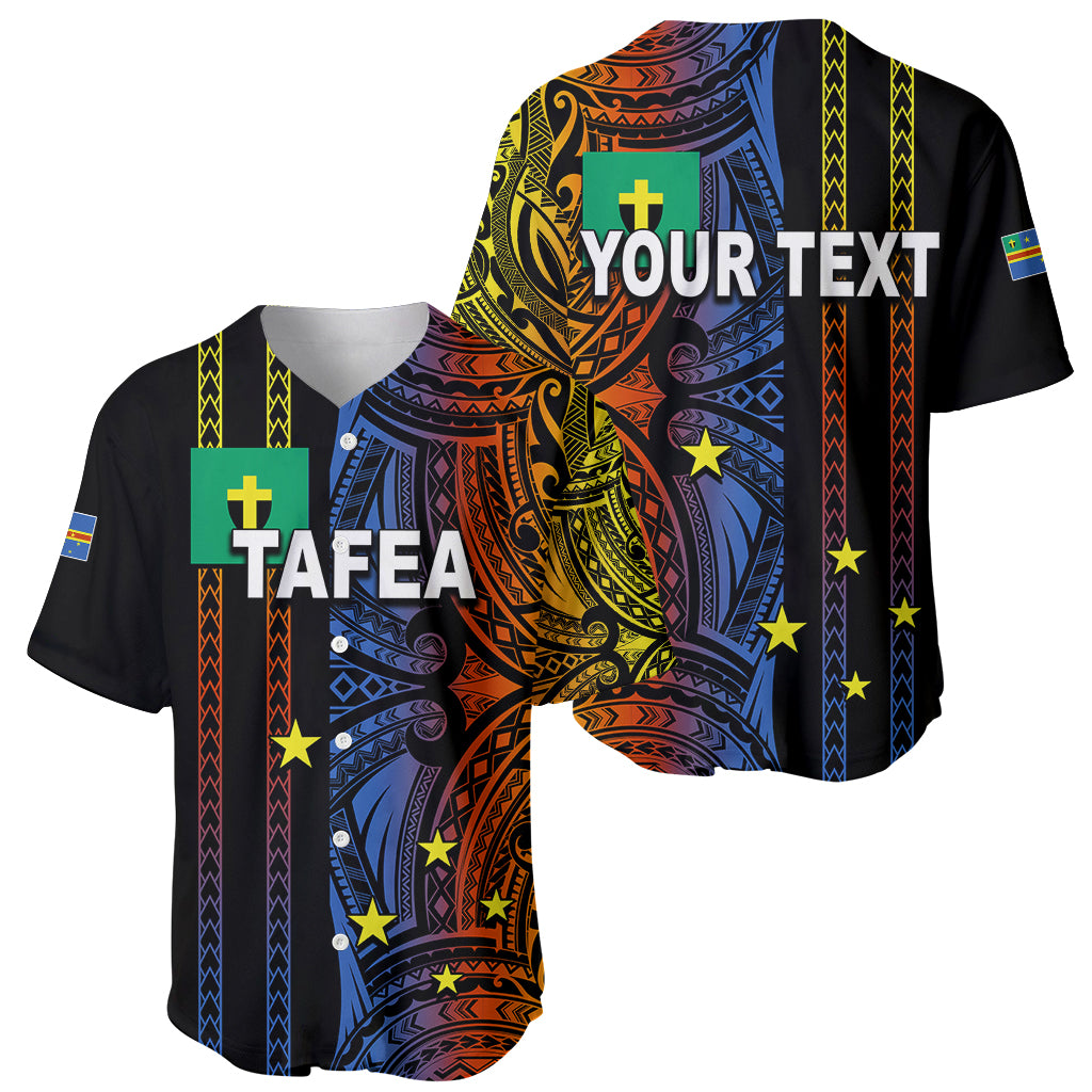 Custom Vanuatu Tafea Baseball Jersey Polynesian Tribal LT6 - Wonder Print Shop