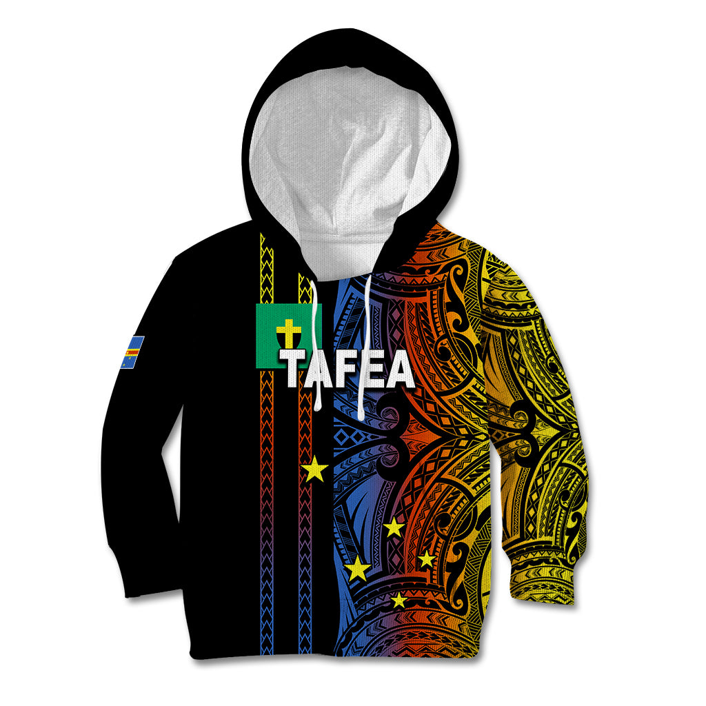 Custom Vanuatu Tafea Kid Hoodie Polynesian Tribal LT6 - Wonder Print Shop