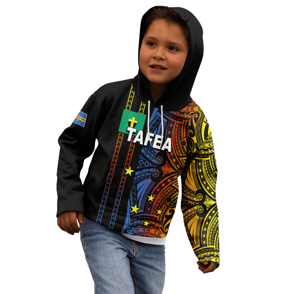 Custom Vanuatu Tafea Kid Hoodie Polynesian Tribal LT6 - Wonder Print Shop
