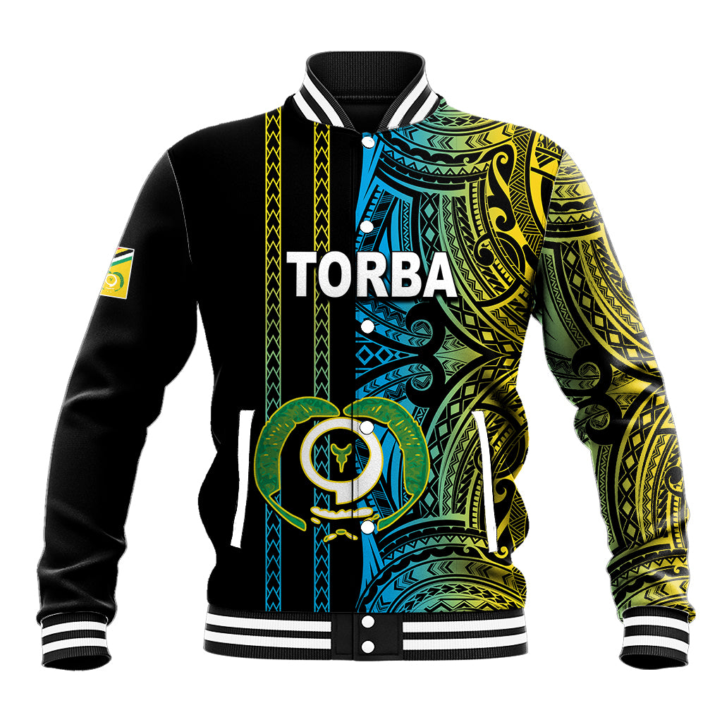 Custom Vanuatu Torba Baseball Jacket Polynesian Tribal LT6 - Wonder Print Shop