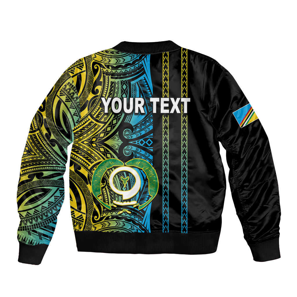 Custom Vanuatu Torba Bomber Jacket Polynesian Tribal LT6 - Wonder Print Shop