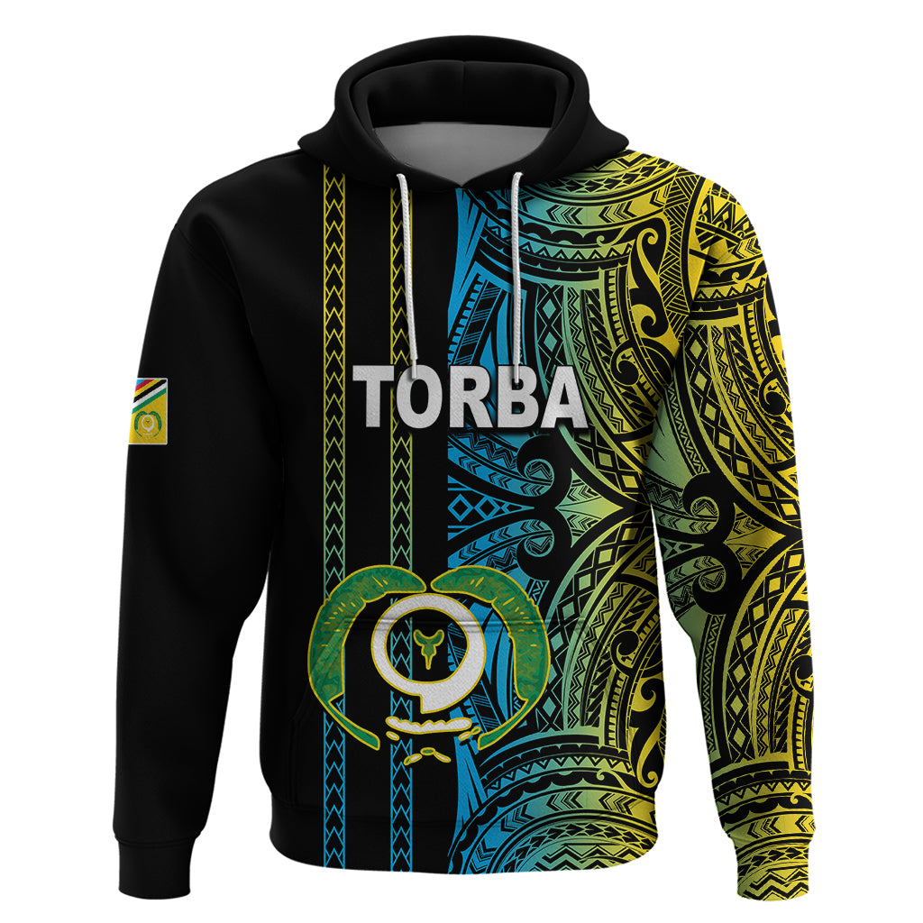 Custom Vanuatu Torba Hoodie Polynesian Tribal LT6 - Wonder Print Shop