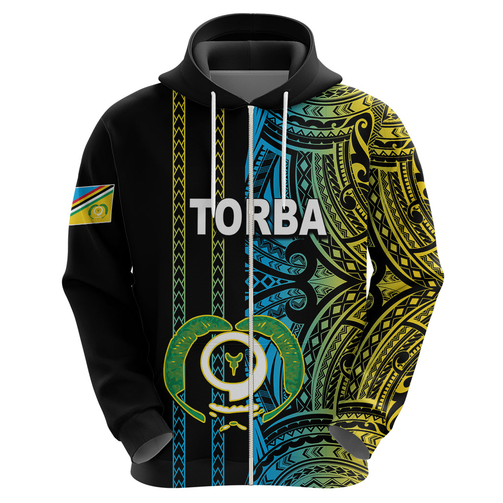 Custom Vanuatu Torba Hoodie Polynesian Tribal LT6 - Wonder Print Shop