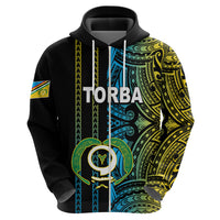 Custom Vanuatu Torba Hoodie Polynesian Tribal LT6 - Wonder Print Shop