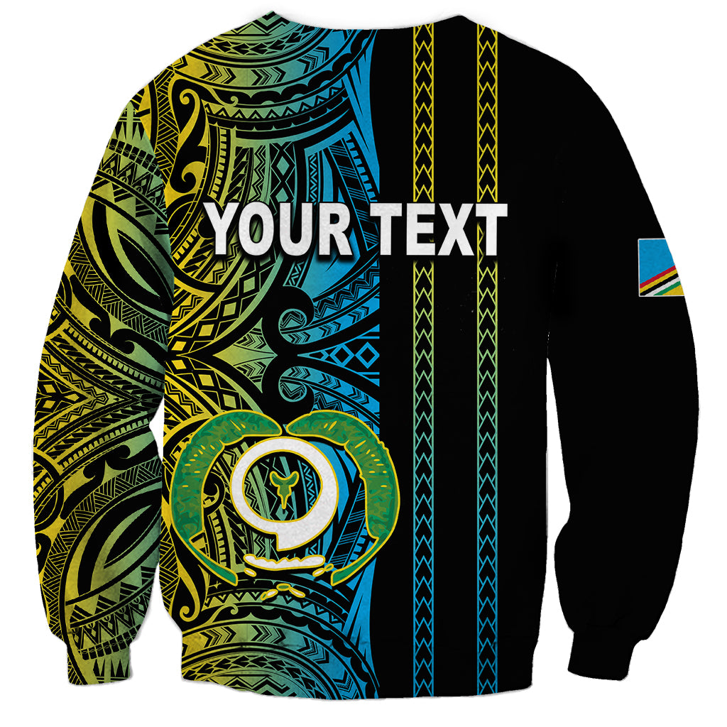 Custom Vanuatu Torba Sweatshirt Polynesian Tribal LT6 - Wonder Print Shop