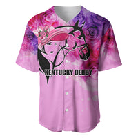 Kentucky Horse Racing Baseball Jersey Derby Girl Pink Style LT6 - Wonder Print Shop
