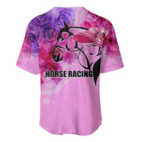 Kentucky Horse Racing Baseball Jersey Derby Girl Pink Style LT6 - Wonder Print Shop