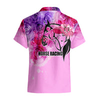 Kentucky Horse Racing Hawaiian Shirt Derby Girl Pink Style LT6 - Wonder Print Shop