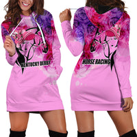 Kentucky Horse Racing Hoodie Dress Derby Girl Pink Style LT6 - Wonder Print Shop