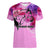 Kentucky Horse Racing Women V Neck T Shirt Derby Girl Pink Style LT6 - Wonder Print Shop